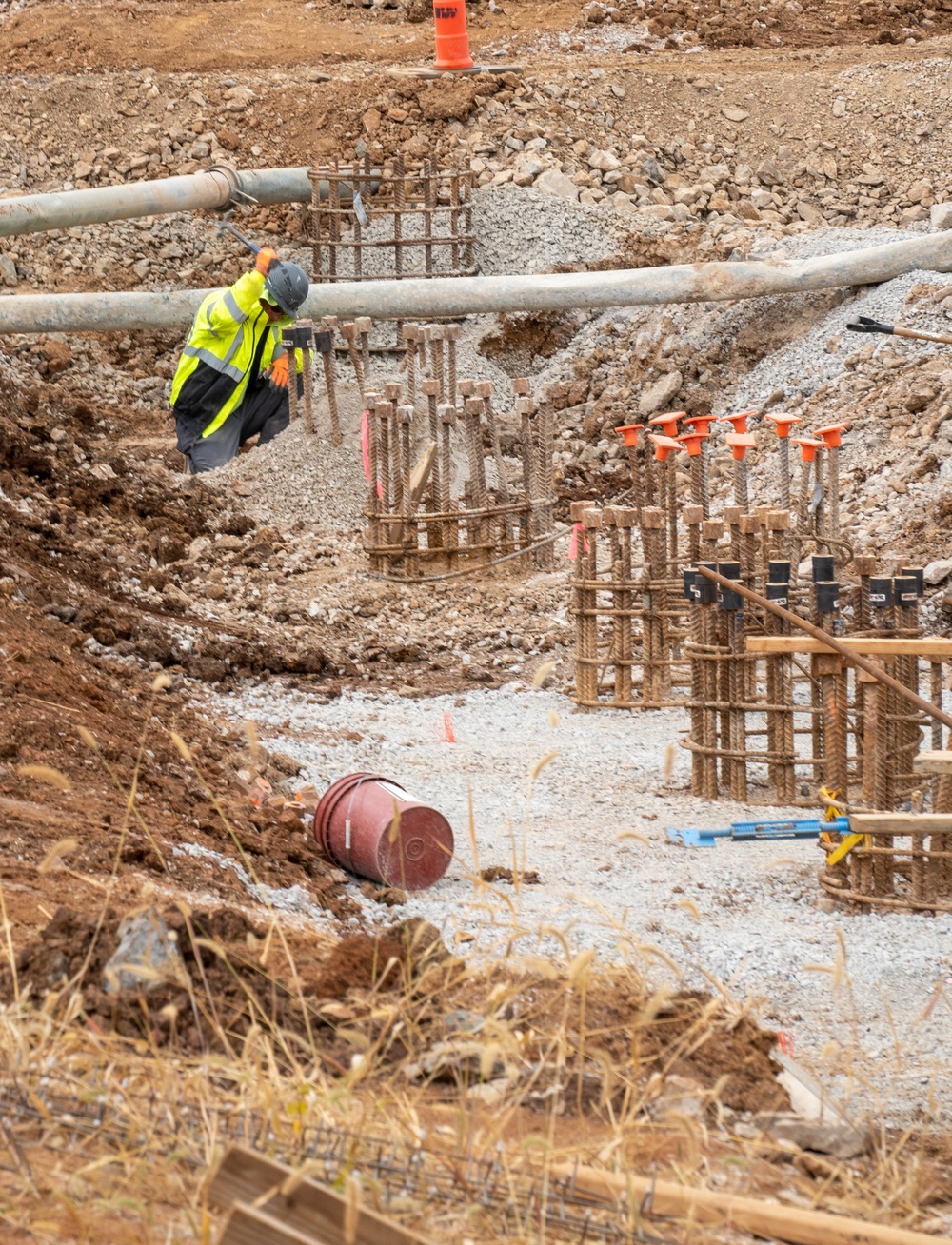 Construction work continues on the site of the Louisville VA Medical Center