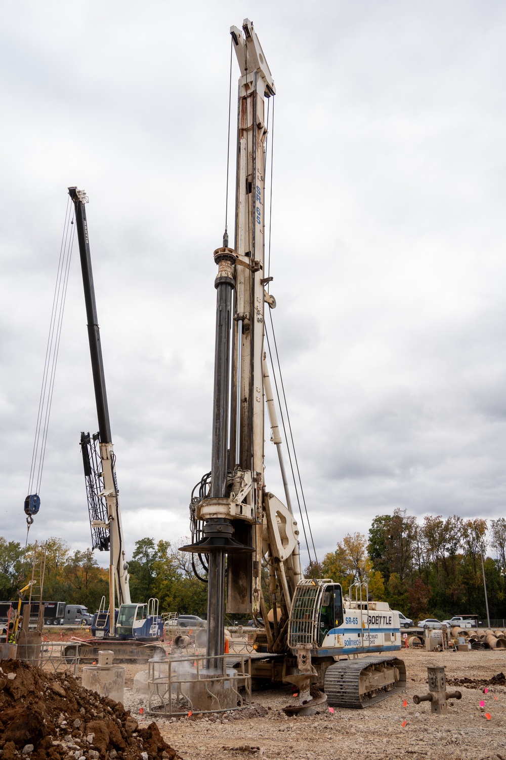 Construction work continues on the site of the Louisville VA Medical Center