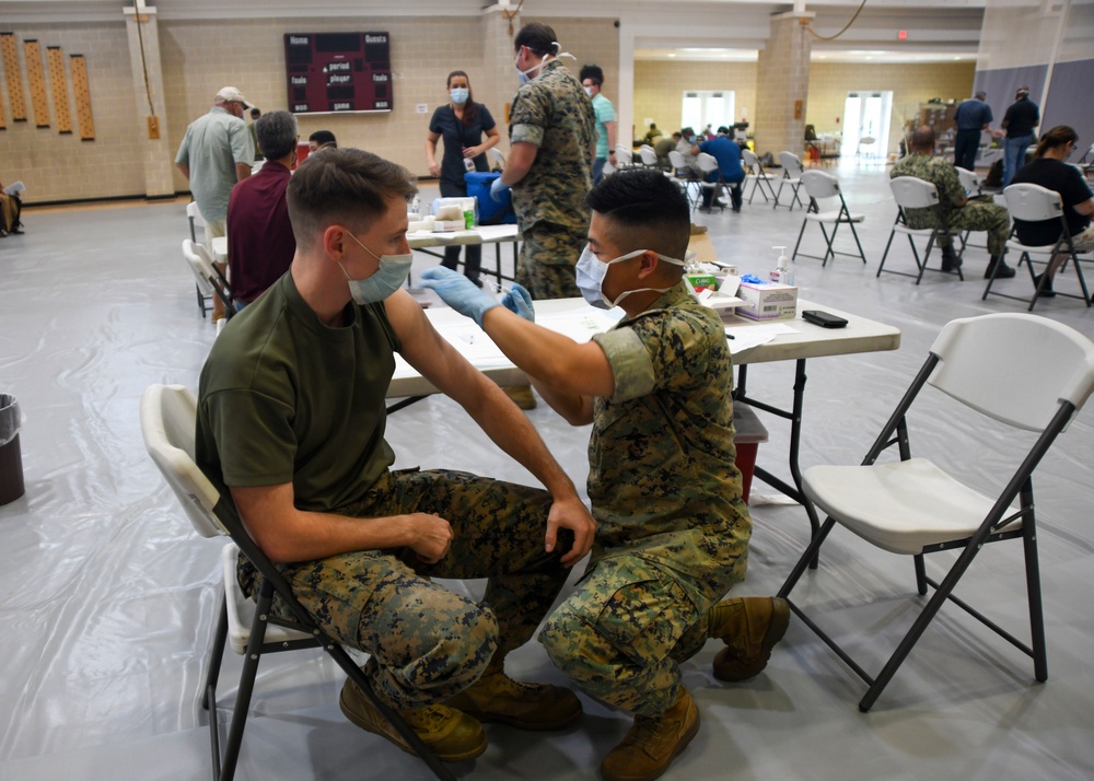 Naval Medical Center Camp Lejeune hosts vaccine expo