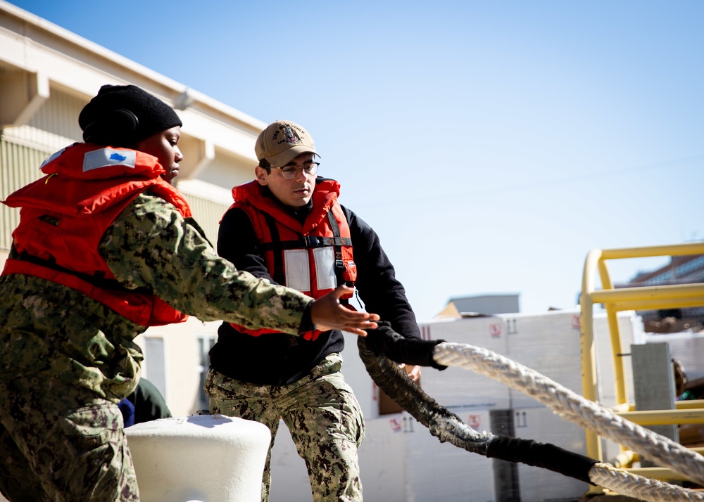 USNS Comfort Departure