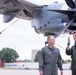 Missouri top military leader tour French aircraft at Rosecrans