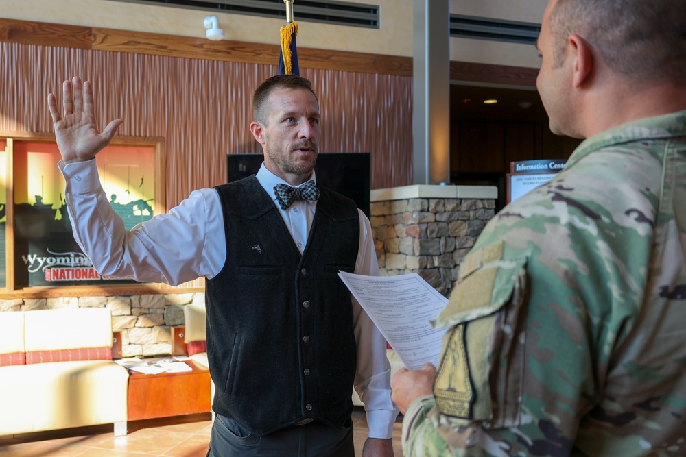 Officer swearing-in ceremony