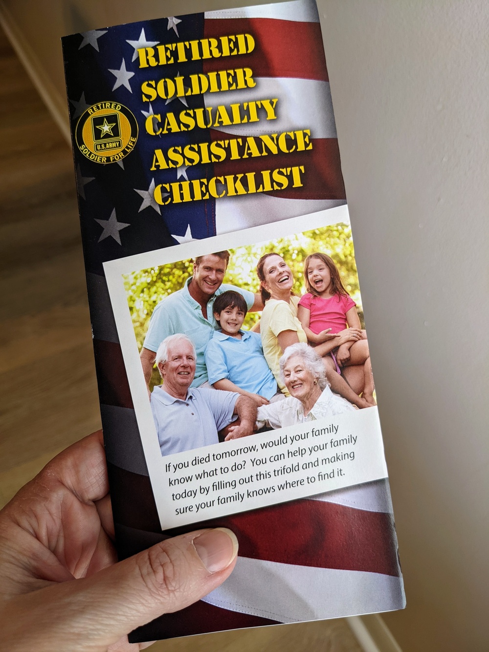 Retired Soldier Casualty Assistance Checklist