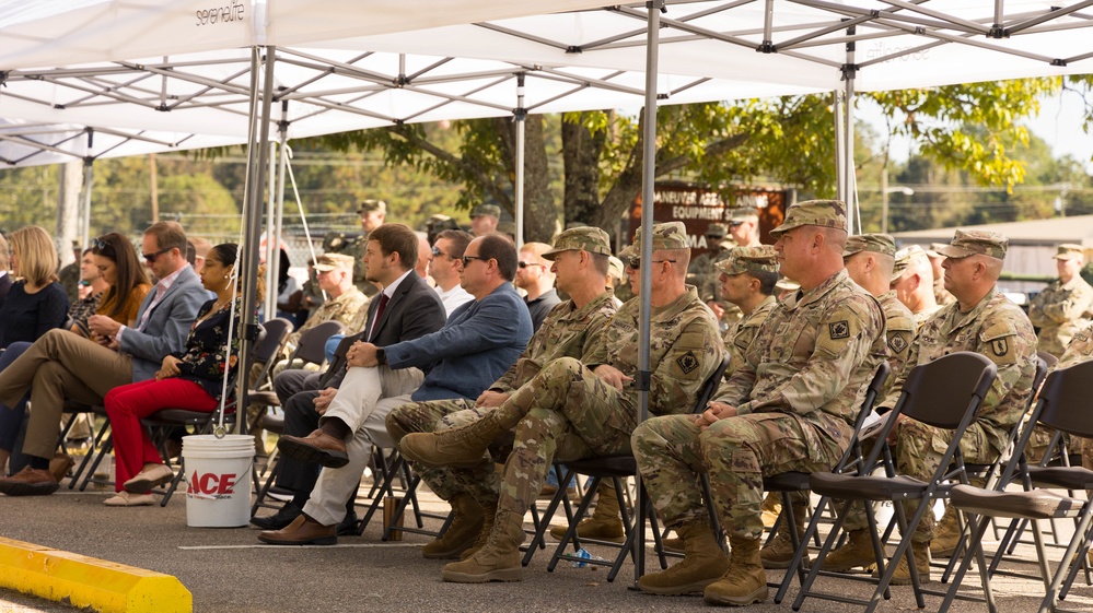 Groundbreaking Ceremony at the Camp Shelby Maneuver Area Training Equipment Site