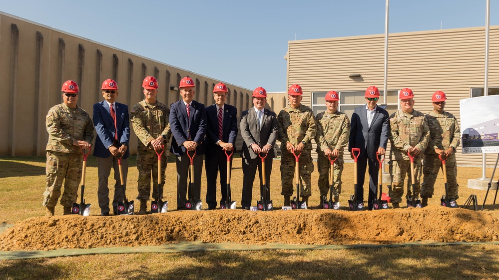 Groundbreaking Ceremony at the Camp Shelby Maneuver Area Training Equipment Site