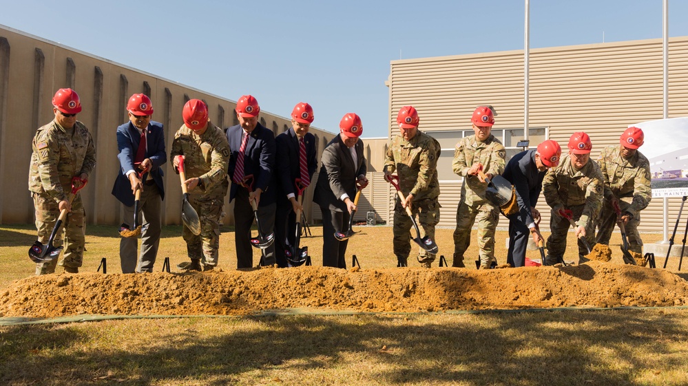 Groundbreaking Ceremony at the Camp Shelby Maneuver Area Training Equipment Site