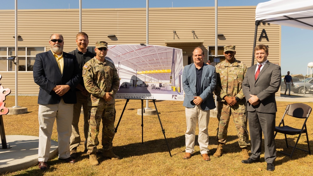 Groundbreaking Ceremony at the Camp Shelby Maneuver Area Training Equipment Site