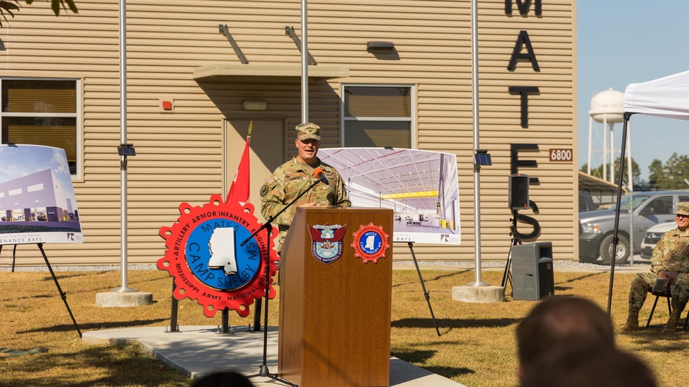 Groundbreaking Ceremony at the Camp Shelby Maneuver Area Training Equipment Site