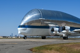 Super Guppy Lands at Tinker
