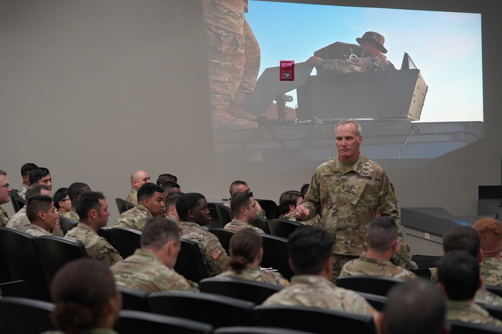 Seminar discussing benefits on Camp Mabry