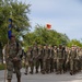 Technical training students marching