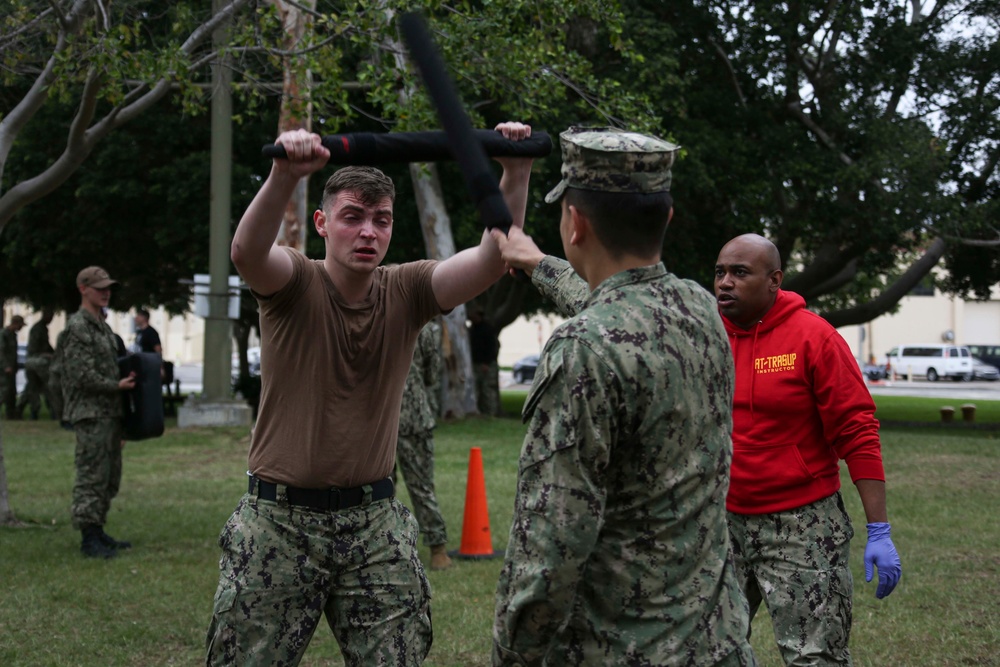 USS Abraham Lincoln conducts Security Reaction Force training