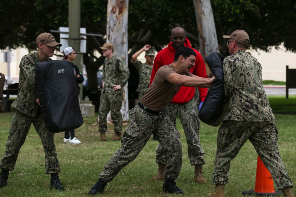 USS Abraham Lincoln conducts Security Reaction Force training