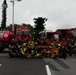 Urasoe Fire Department Rescue Team and MCIPAC Fire and Emergency Services conduct bilateral training