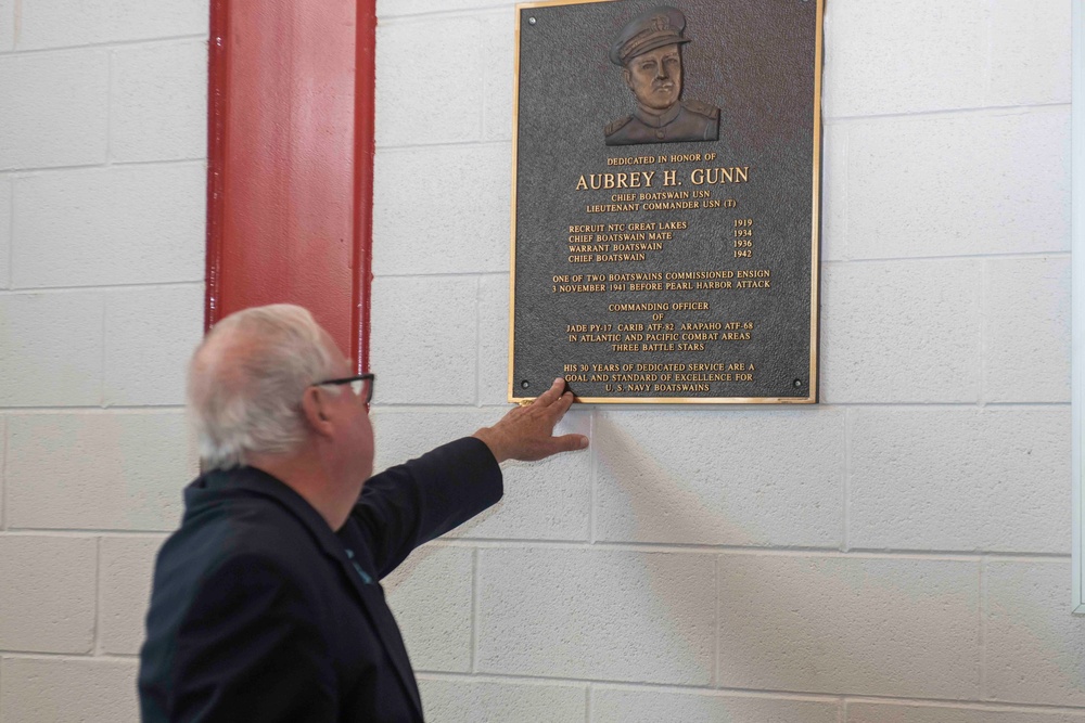 Lt. Cmdr. Aubrey H. Gunn Building Tour