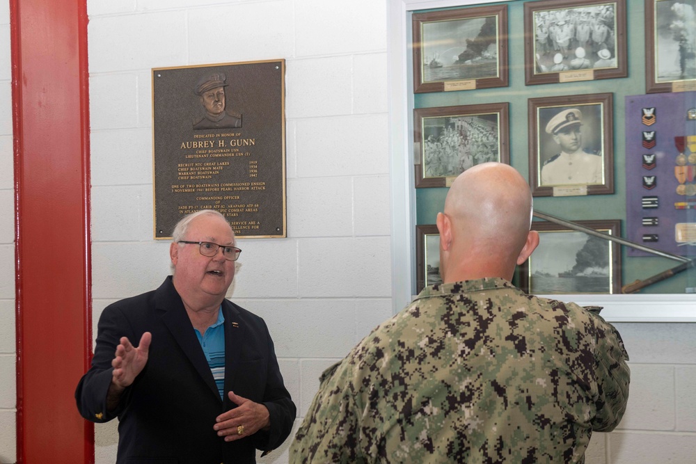 Lt. Cmdr. Aubrey H. Gunn Building Tour