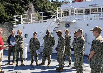 C7F and CSG 7 Staffs Tour Oceanographic Survey Ship, USNS Mary Sears, in Yokosuka