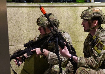 374th SFS respond to simulated opposing forces during SRI