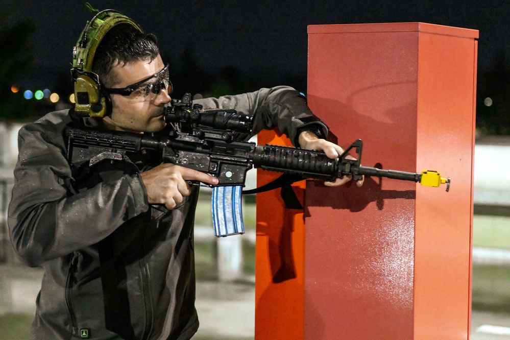 374th SFS respond to simulated opposing forces during SRI