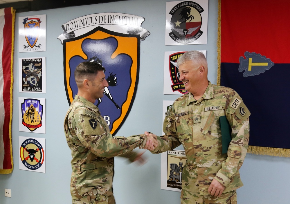 Task Force Mustang recognizes "Hero of the Week" Oct. 19