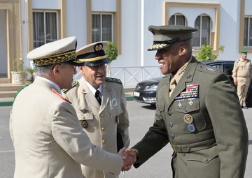 Gen. Langley makes first visit to North Africa as commander