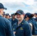 USS Ramage Holds All Hands Call
