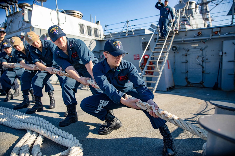 USS Ramage Arrives at Naval Station Mayport