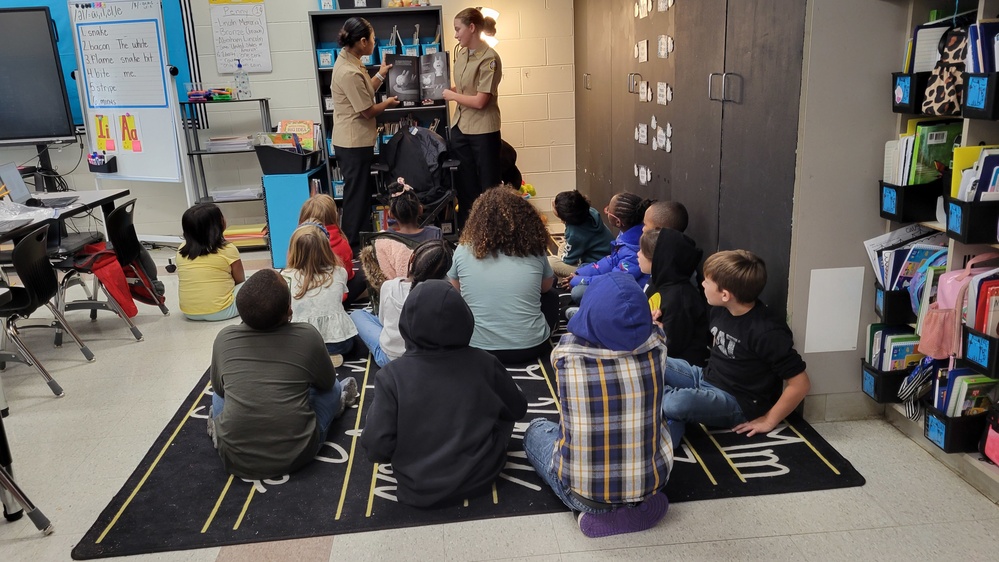 BRHS NJROTC BOOK READING EVENT