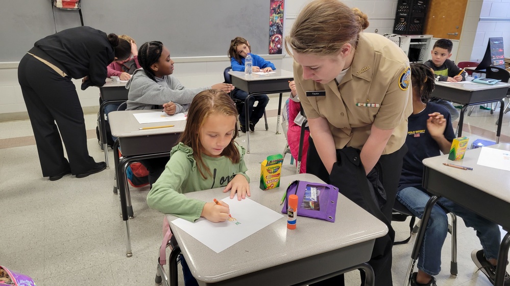 BRHS NJROTC BOOK READING EVENT