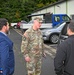 Brig. Gen. Joseph E. Hilbert visits the “Rock”