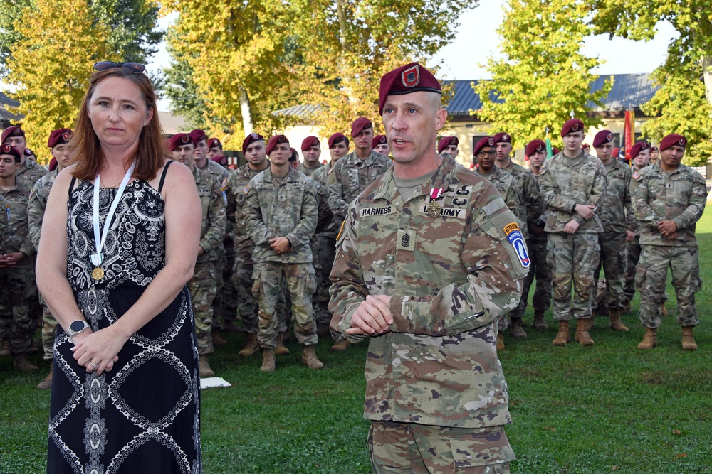 1st Battalion, 503rd Parachute Infantry Regiment, 173rd Airborne Brigade Award Ceremony