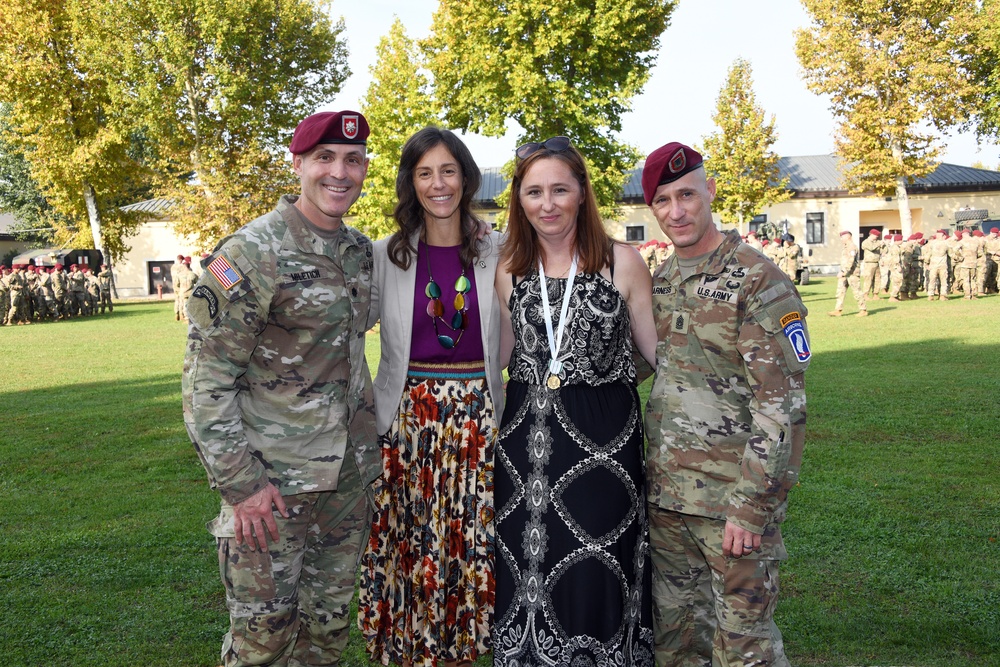 1st Battalion, 503rd Parachute Infantry Regiment, 173rd Airborne Brigade Award Ceremony