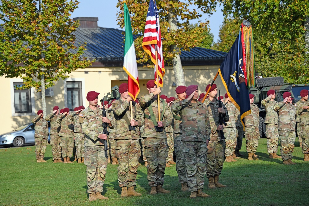 1st Battalion, 503rd Parachute Infantry Regiment, 173rd Airborne Brigade Change of Responsibility Ceremony