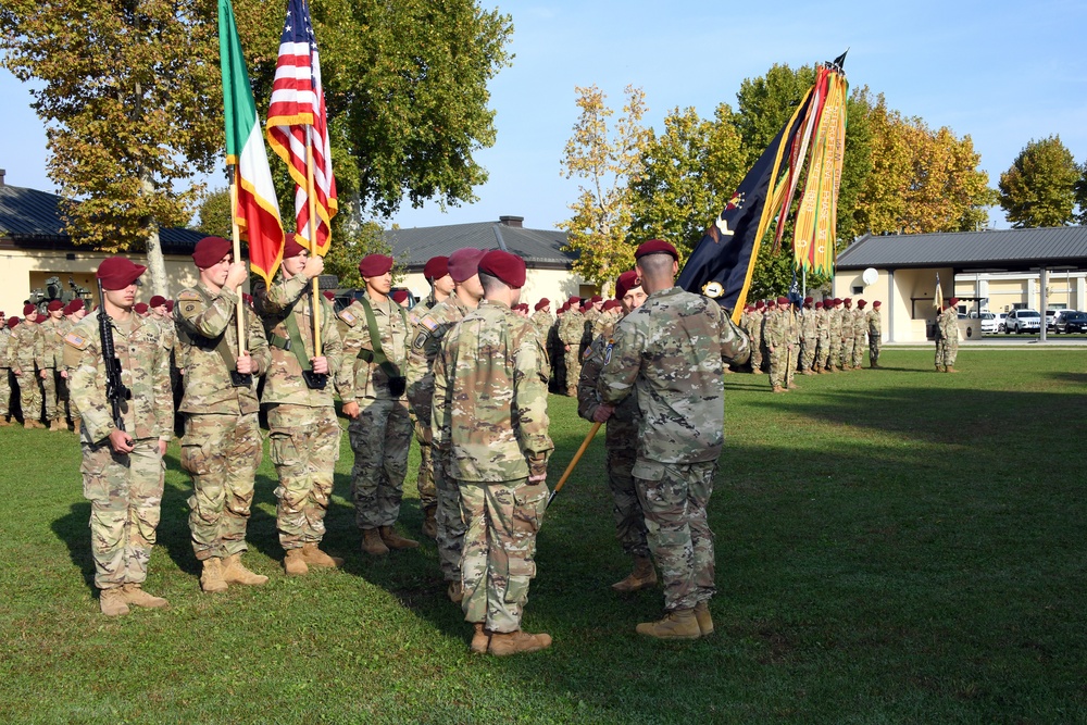 1st Battalion, 503rd Parachute Infantry Regiment, 173rd Airborne Brigade Change of Responsibility Ceremony