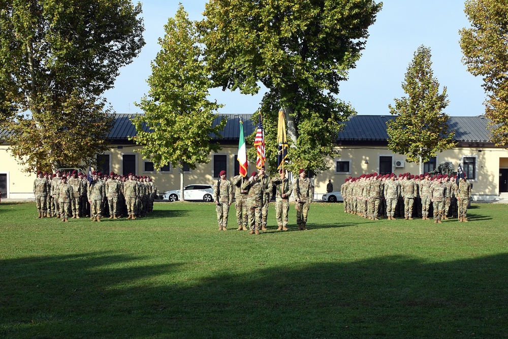 1st Battalion, 503rd Parachute Infantry Regiment, 173rd Airborne Brigade Change of Responsibility Ceremony