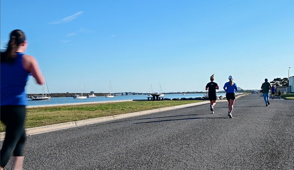 Runners participate in the inaugural Always Ready 5K