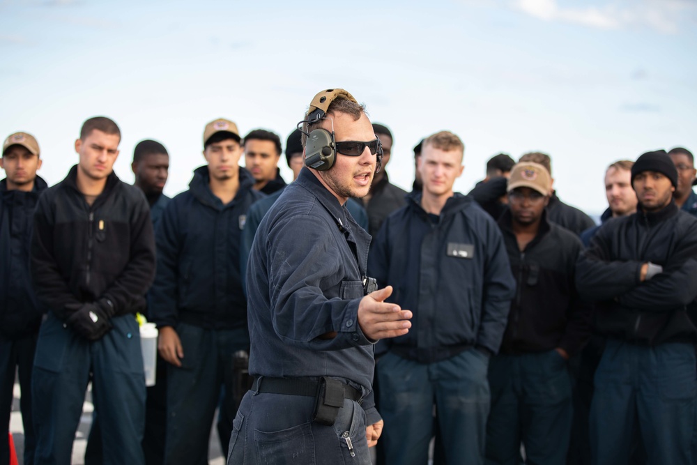 USS Normandy Deploys with the Gerald R. Ford Carrier Strike Group