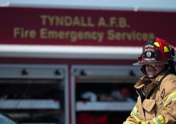 Tyndall honors Fire Prevention Week