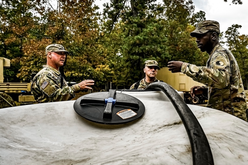 U.S. Army 58th Troop Command Washes off a Weekend Training