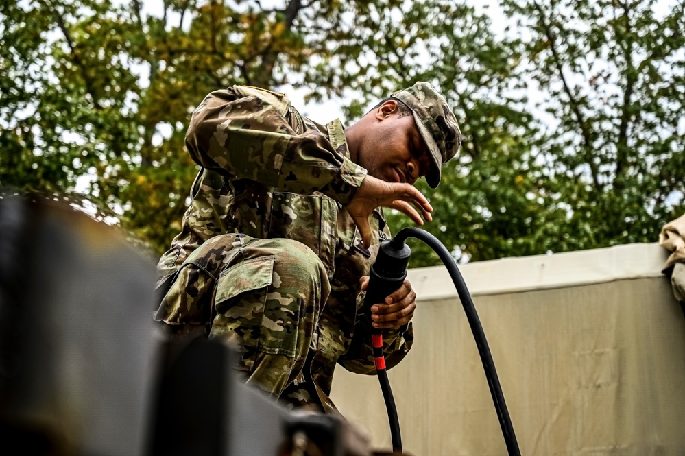 U.S. Army 58th Troop Command Washes off a Weekend Training