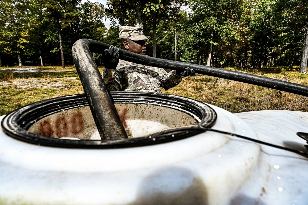 U.S. Army 58th Troop Command Washes off a Weekend Training