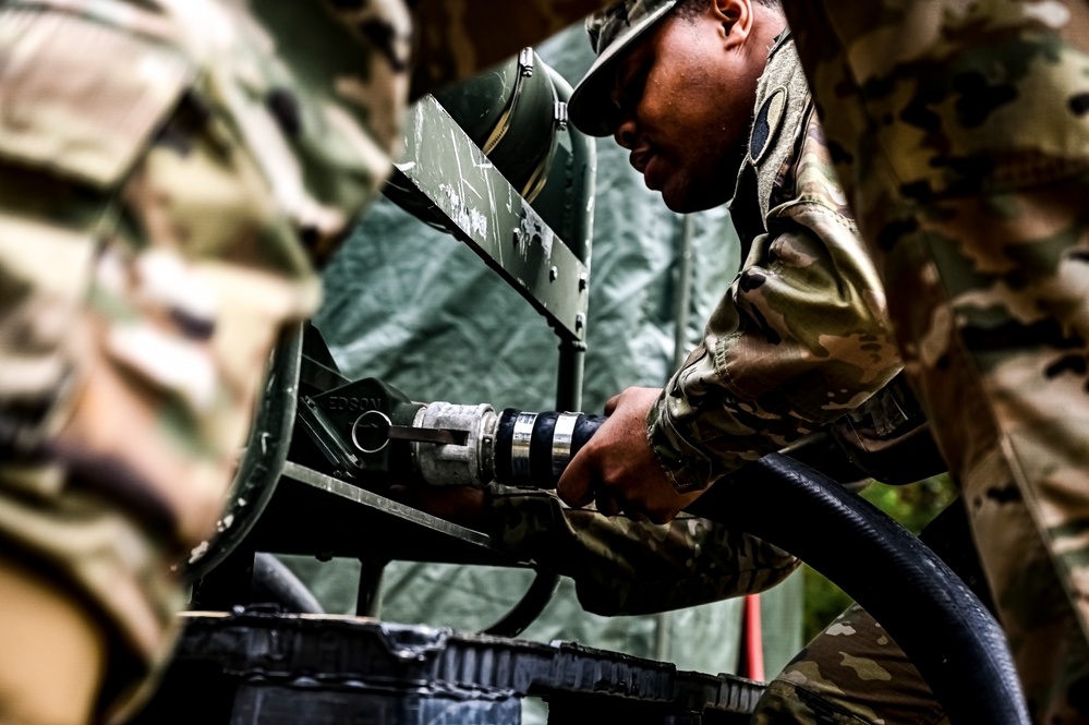 U.S. Army 58th Troop Command Washes off a Weekend Training