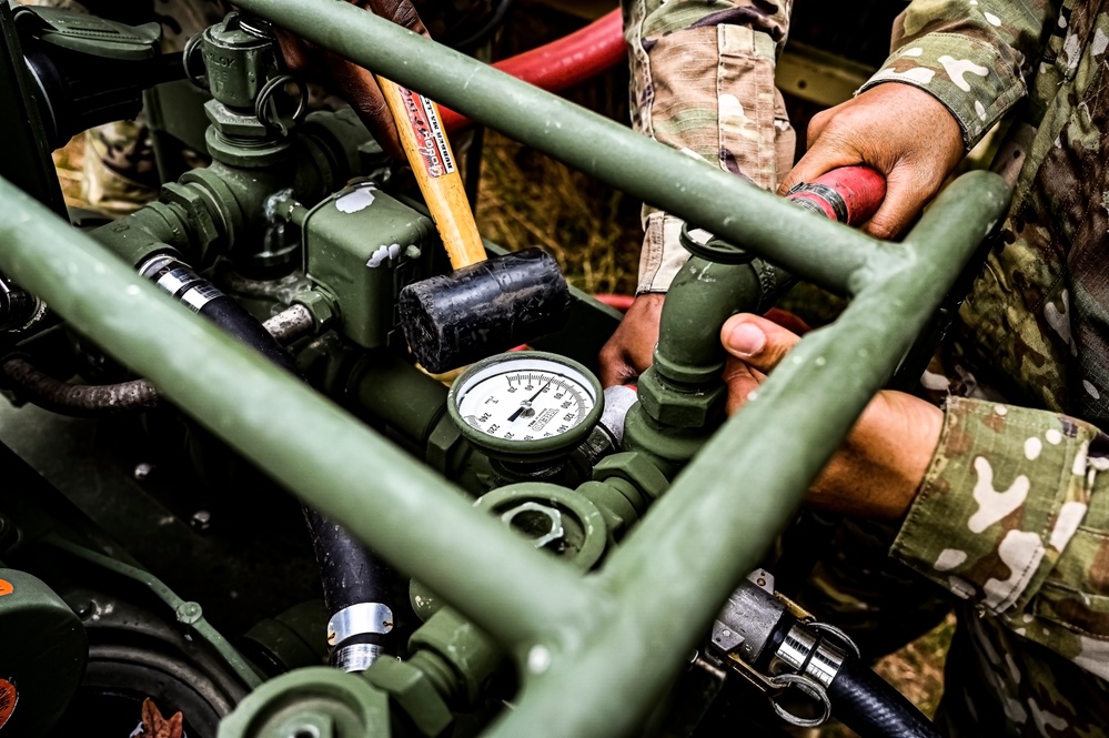 U.S. Army 58th Troop Command Washes off a Weekend Training