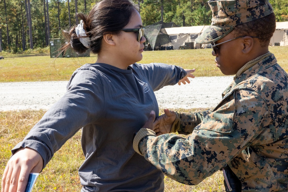 Combat Logistics Battalion 24 conducts evacuation control center training