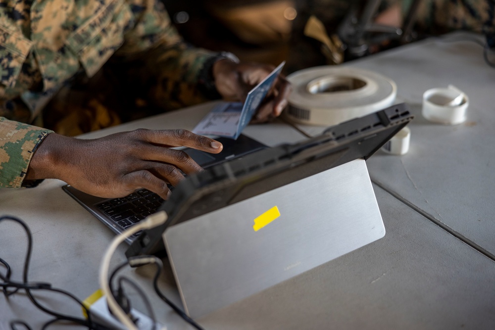 Combat Logistics Battalion 24 conducts evacuation control center training