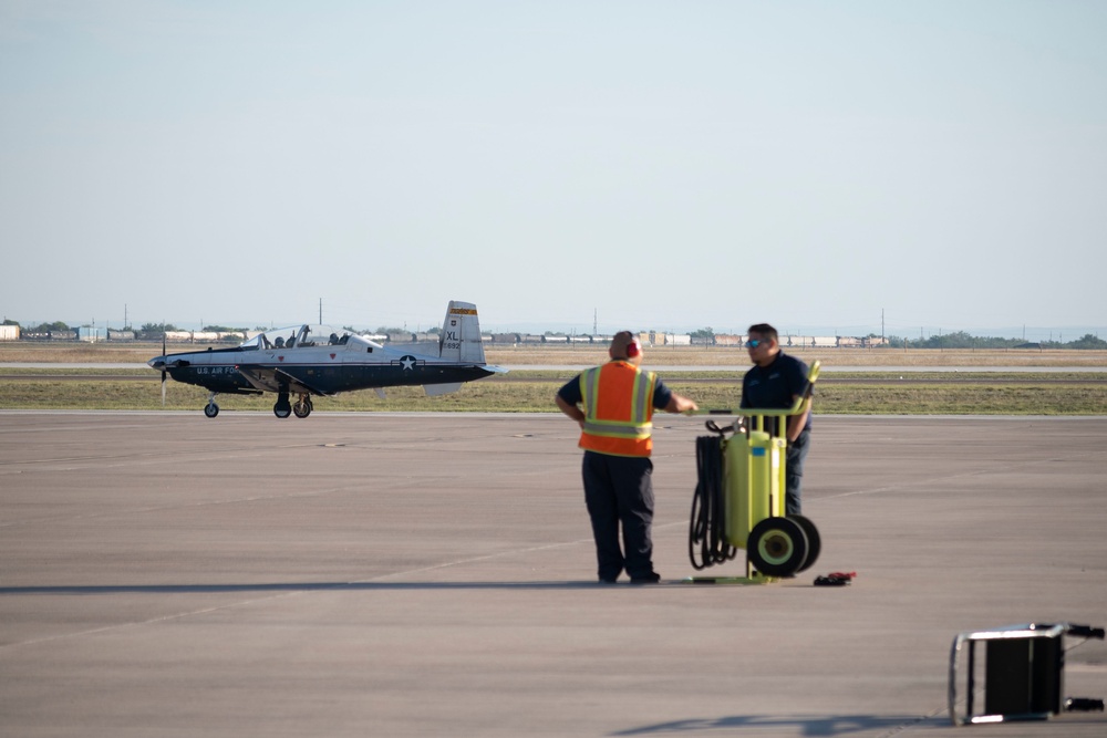 Laughlin AFB flight line photos 05 Oct. 2022