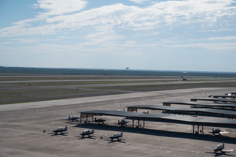 Laughlin AFB flight line photos 05 Oct. 2022