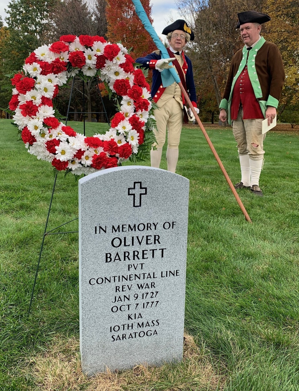 NY Army Guard Honor Guard memorializes Revolutionary War Soldier