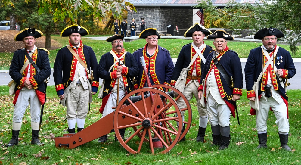 NY Army Guard Honor Guard honors Revolutionary War Soldier