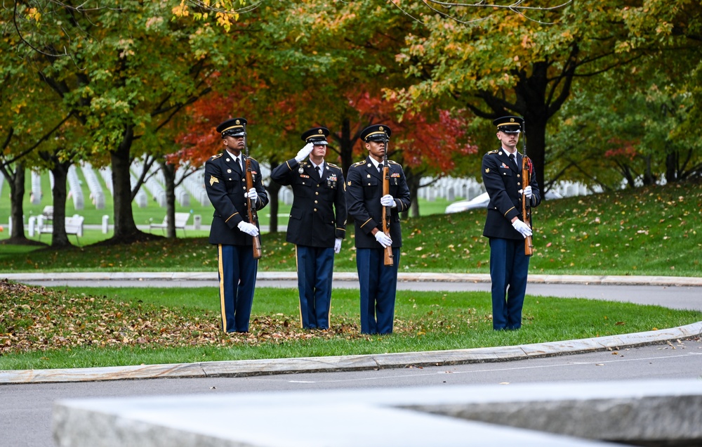 NY Army Guard Honor Guard honors Revolutionary War Soldier